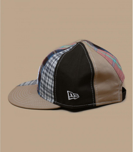 Cap LA patchwork beige